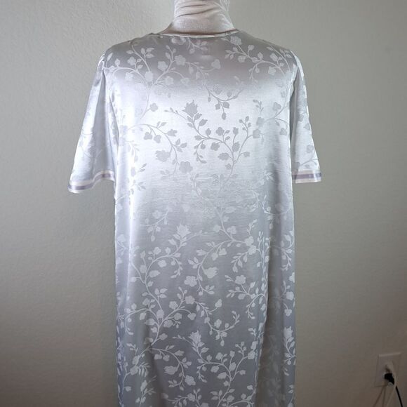 Neiman Marcus Vintage Women’s Liliana Panconesi Nightgown Maxi Short Sleeve L - Picture 6 of 13